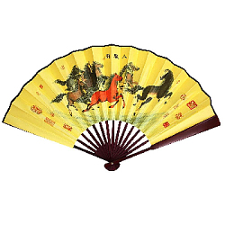 Веер 33х60см с рисунком, №9