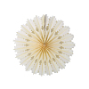 Снежинка ажурная 20 см айвори