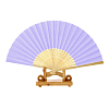 Веер для декора 38 х 21 см, светло-сиреневый