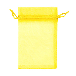 Мешочек из органзы 30 х 40 см желтый